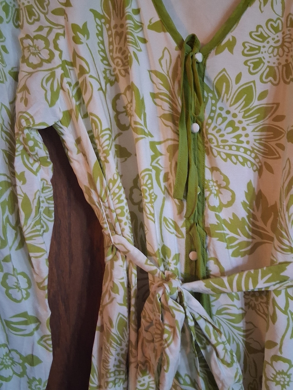 Green Floral Maxi NWOT - Picture 4 of 4
